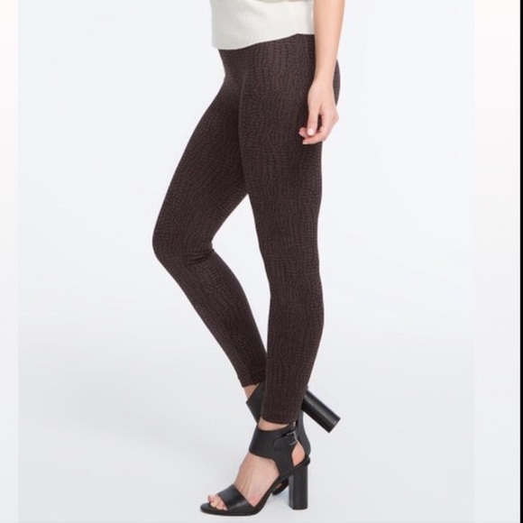 Spanx Look at me now medium brown croc leggings - Picture 2 of 10